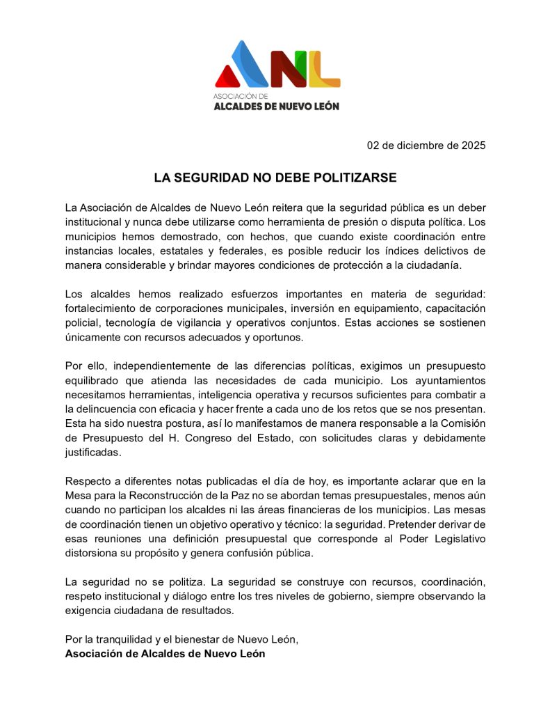 Comunicado AANL 2dic25_page-0001 - El OBSERVADOR