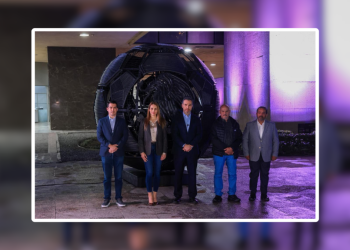 balón gigante - El OBSERVADOR balón-gigante-Mundial-2026-Plaza-Zaragoza-escultura-reciclada