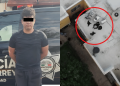 Drones del C4 Monterrey capturan a ladrón identificado como Javier V. de 32 años.