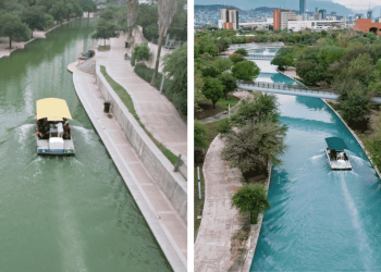 Paseo Santa Lucía en Monterrey