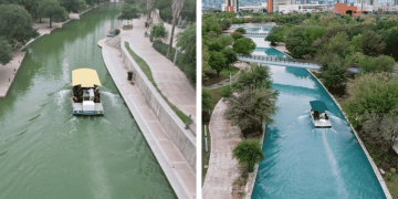 Paseo Santa Lucía en Monterrey