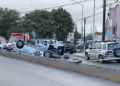 Vuelca patrulla en san nicolás